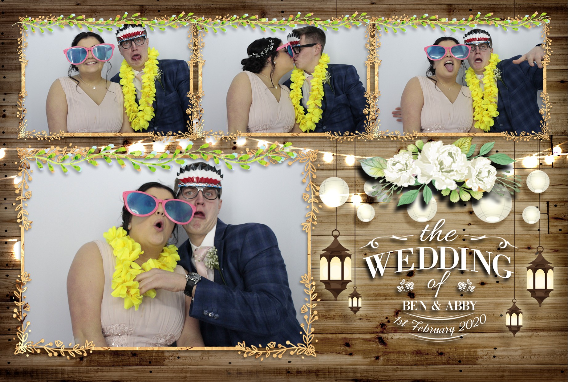 Ben & Abby’s Wedding  | View more photos from the event at gallery.myphotoboothexperience.co.uk/u/MyPhotoBoothExperienceLtd/Ben-Abby’s-Wedding